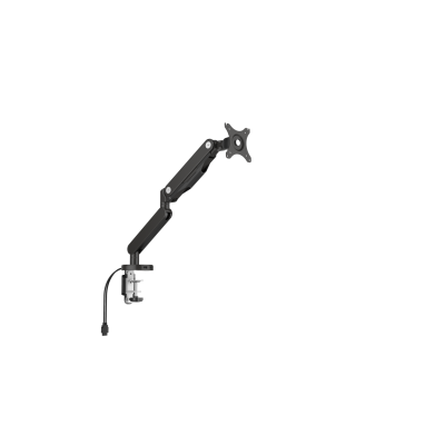 Gas spring desk monitor bracket