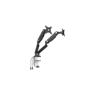 Gas spring desk monitor bracket