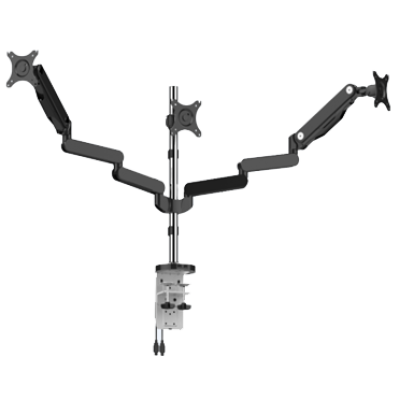 Gas spring desk monitor bracket